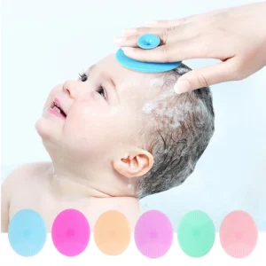 Soft Silicone Face Cleansing Brush Wash Face Exfoliating Brush Deep Pore Cleanser Tool Baby Shampoo Massage Bath Cleaning