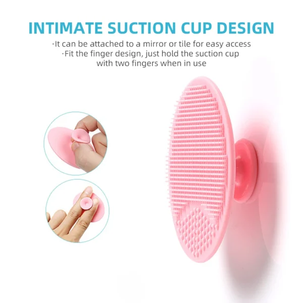 Soft Silicone Face Cleansing Brush Wash Face Exfoliating Brush Deep Pore Cleanser Tool Baby Shampoo Massage Bath Cleaning - Image 4