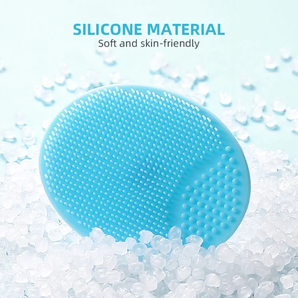 Soft Silicone Face Cleansing Brush Wash Face Exfoliating Brush Deep Pore Cleanser Tool Baby Shampoo Massage Bath Cleaning - Image 2