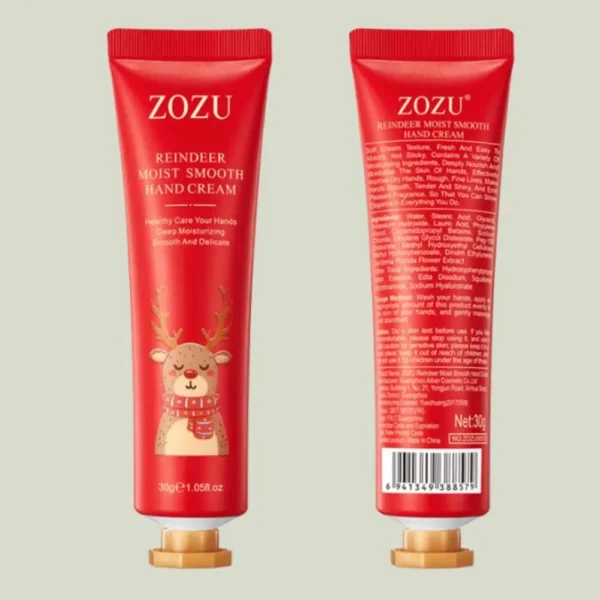 ZOZU Christmas Elk Hand Cream Nourishing Moisturising Anti-dry Cracked Hand Care Lotion Whitening Fade Hand Lines For Women - Image 2