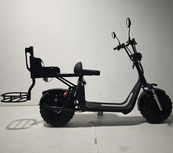 ZAIQU US/EU Warehouse 2000W Electrical Moto Fat Tire Electric Motor Bike Scooter Citycoco with Golf Bag Holder Chopper golf sco - Image 5