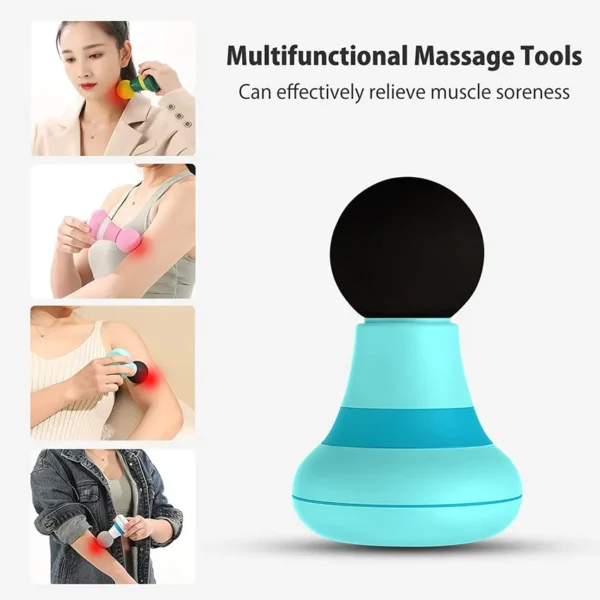 Powerful Handheld Massager Wand with 6 Magic Vibration Modes Personal Mini Electric Massager For Neck Shoulder Back Body Massage - Image 5