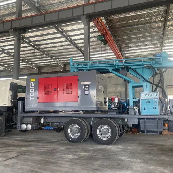 Hydraulic Power Unit Diesel 400 Depth Core Drilling Rig Water Well Rigs Origin China Hot Price - Image 2