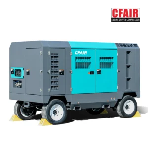 CFAIR Portable Screw Industrial Air Compressor 21 M3/Min Two-Stage Compression Power Engine Water Well Drill Machines
