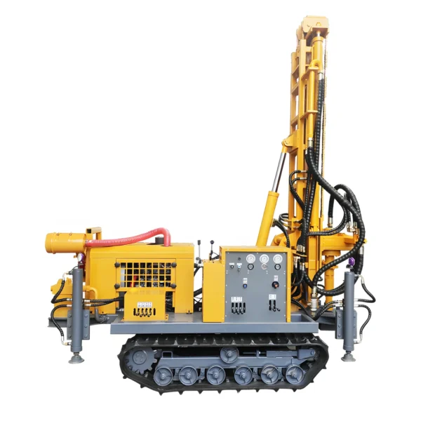 400m Diesel Water Well Drilling Machine Hydraulic Mine Drilling Rig - Image 2
