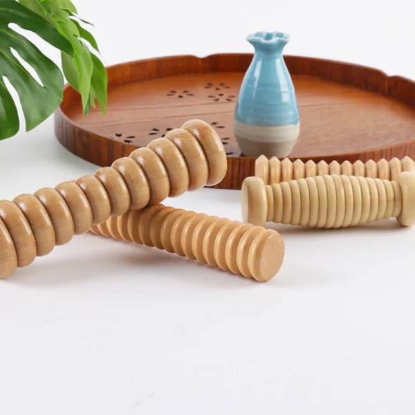 Home Wood Foot Massage Roller for Plantar Fasciitis Relief Deep Tissue Massage Tool Stress Relief Foot Massage Rpller Massager - Image 5