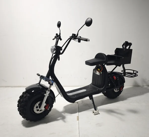 ZAIQU US/EU Warehouse 2000W Electrical Moto Fat Tire Electric Motor Bike Scooter Citycoco with Golf Bag Holder Chopper golf sco - Image 2